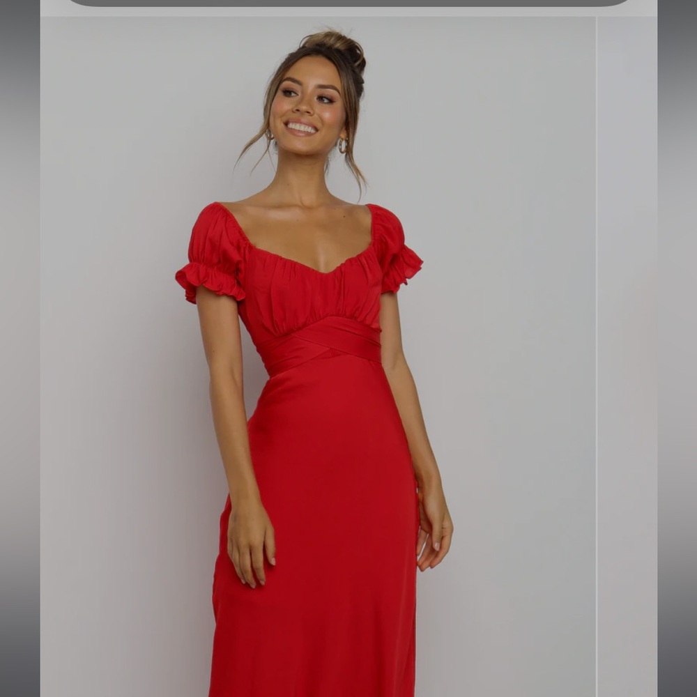 Red Petal And Pup dress